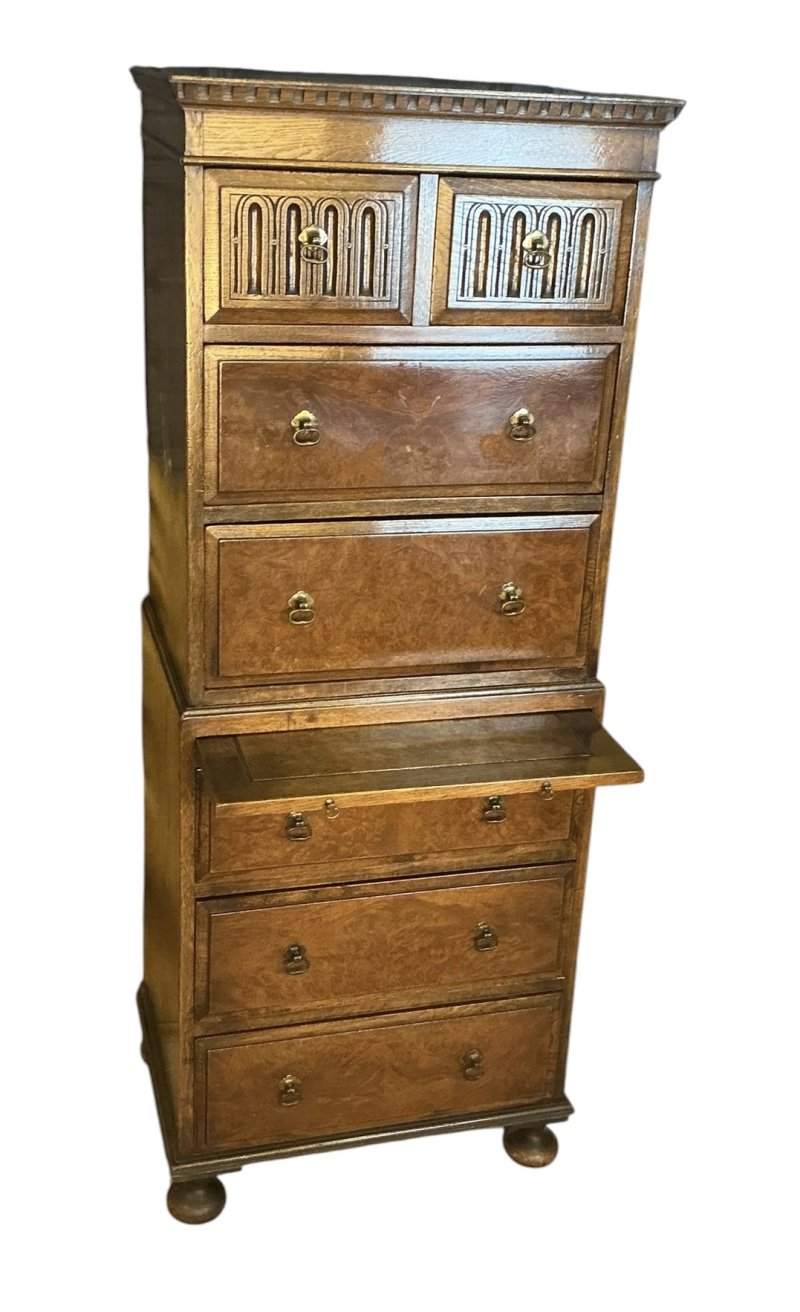 Oak Chest on Chest - Image 5