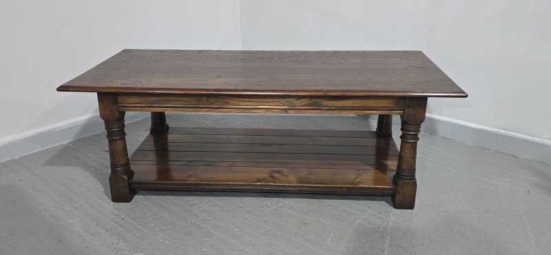 Oak Plank Coffee Table - Image 3