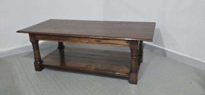 Oak Plank Coffee Table - Image 4