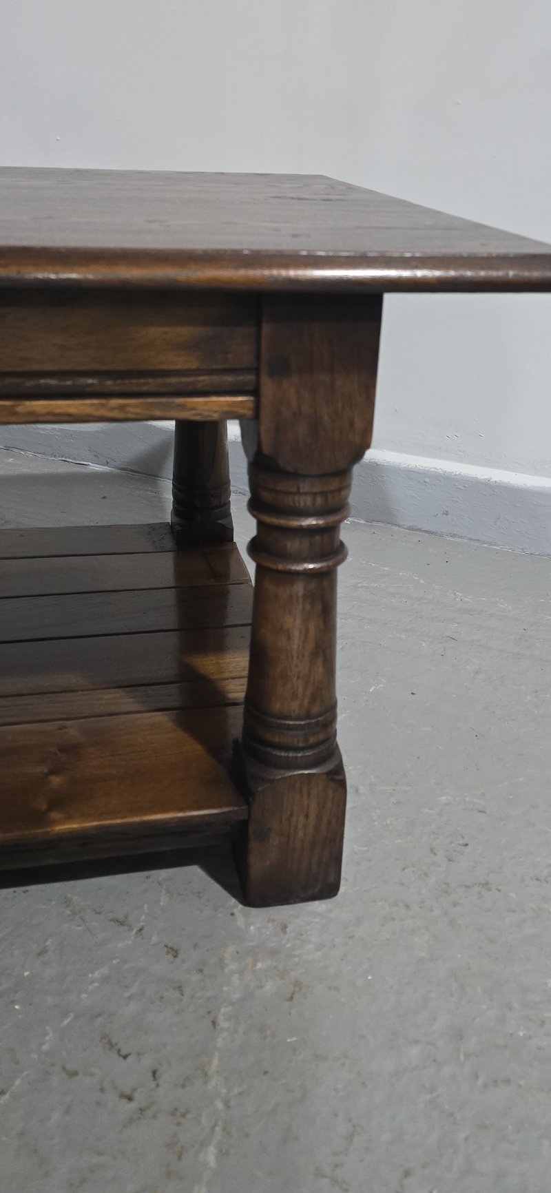 Oak Plank Coffee Table - Image 9
