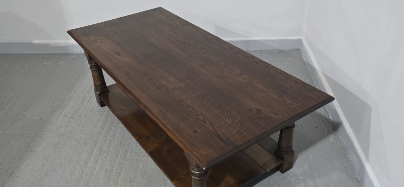 Oak Plank Coffee Table - Image 11