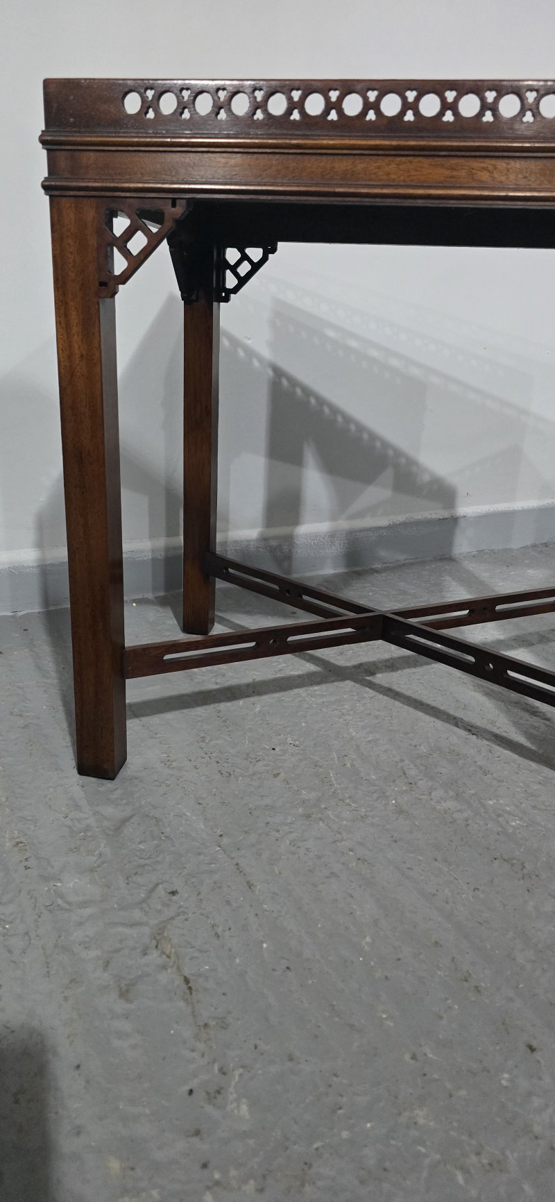 Fine Pair Mahogany Chippendale Side Lamp Tables - Image 7