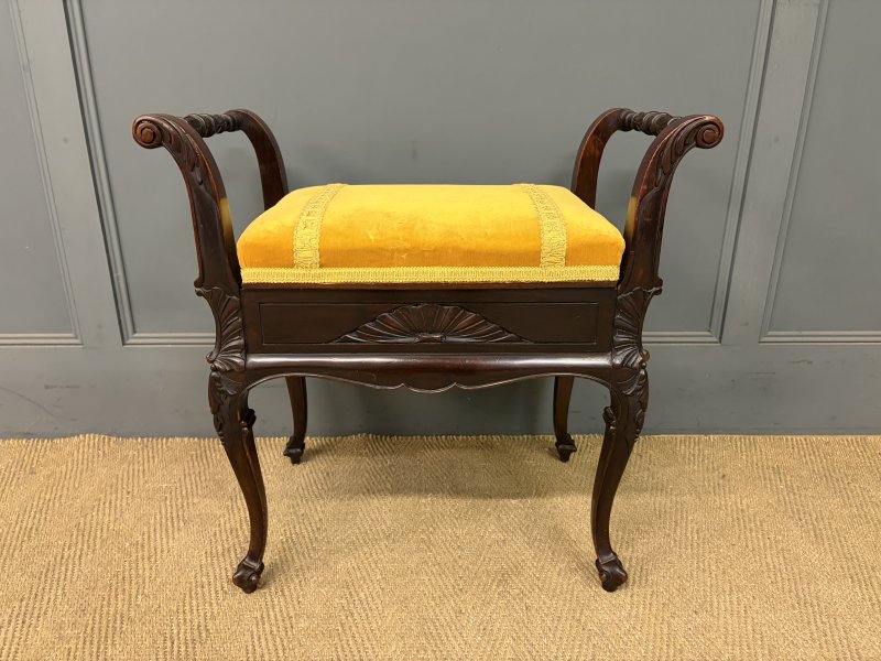 Mahogany Piano Stool - Image 3