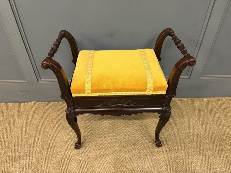 Mahogany Piano Stool - Image 4
