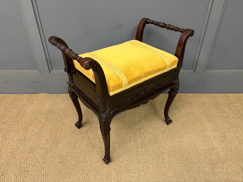 Mahogany Piano Stool - Image 13