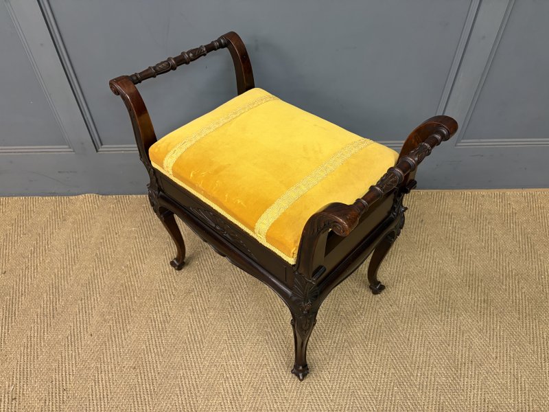 Mahogany Piano Stool - Image 10