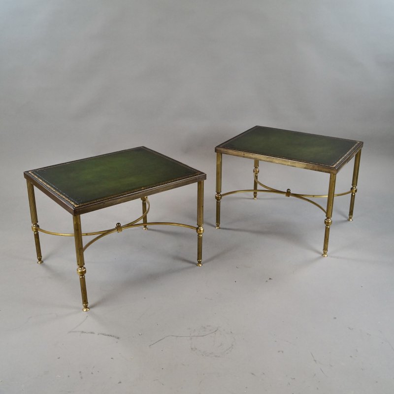 Fine Pair Brass Etageres/Side Tables - Image 3