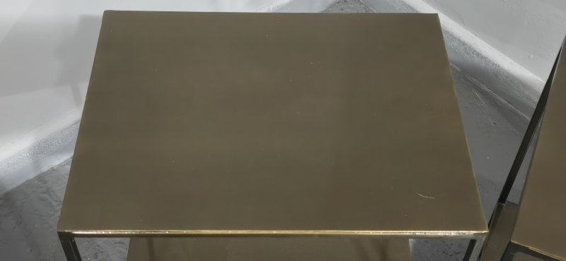 Pair French Bronzed Lamp Tables - Image 3