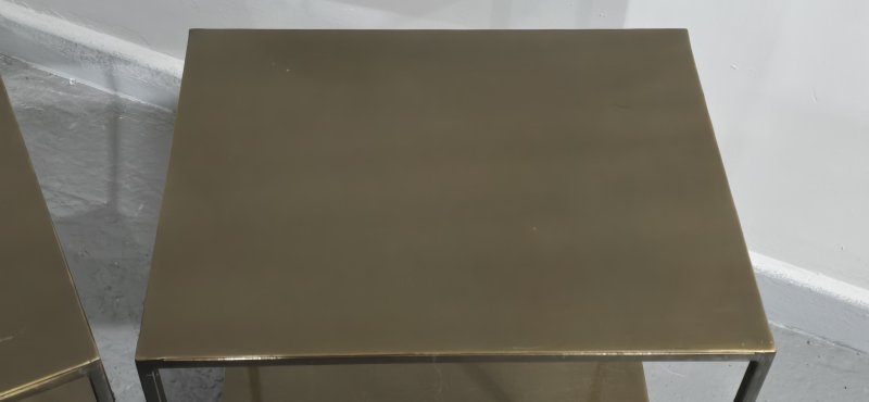 Pair French Bronzed Lamp Tables - Image 4