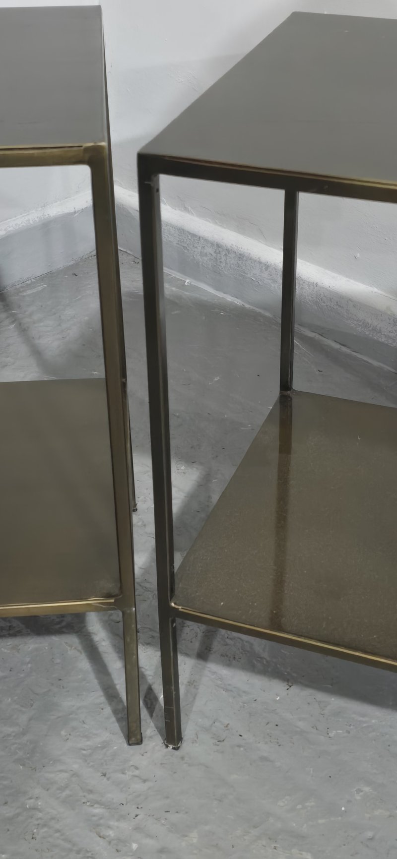 Pair French Bronzed Lamp Tables - Image 7