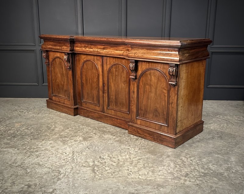 Victorian Mahogany 4 Door Sideboard - Image 11