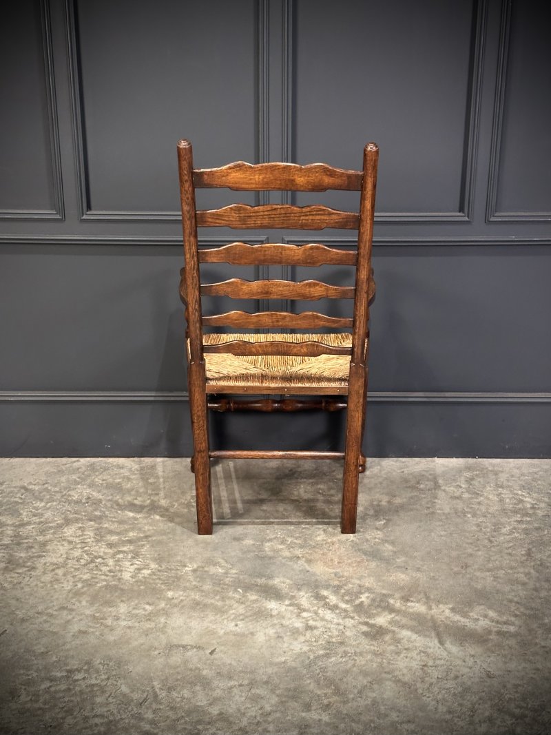 Set of Eight Ladder Back Dining Chairs - Image 19