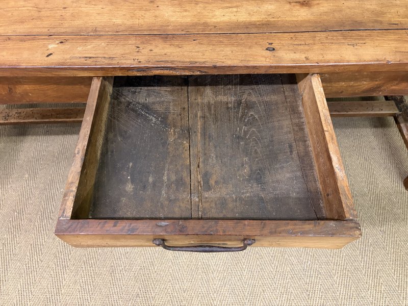 Early 19th Century Fruitwood Refectory Farmhouse Table - Image 4