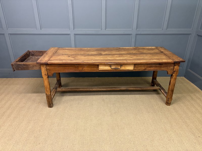 Early 19th Century Fruitwood Refectory Farmhouse Table - Image 10