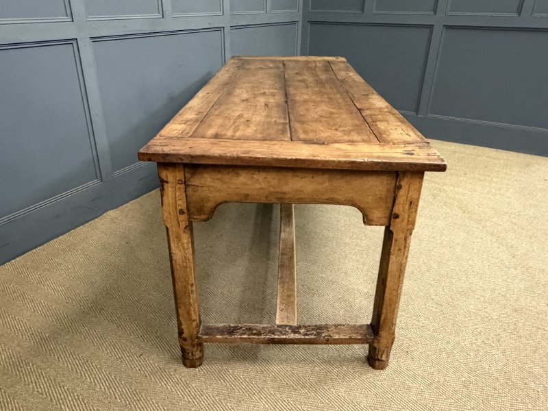Early 19th Century Fruitwood Refectory Farmhouse Table - Image 13