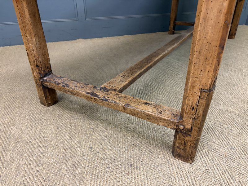 Early 19th Century Fruitwood Refectory Farmhouse Table - Image 19