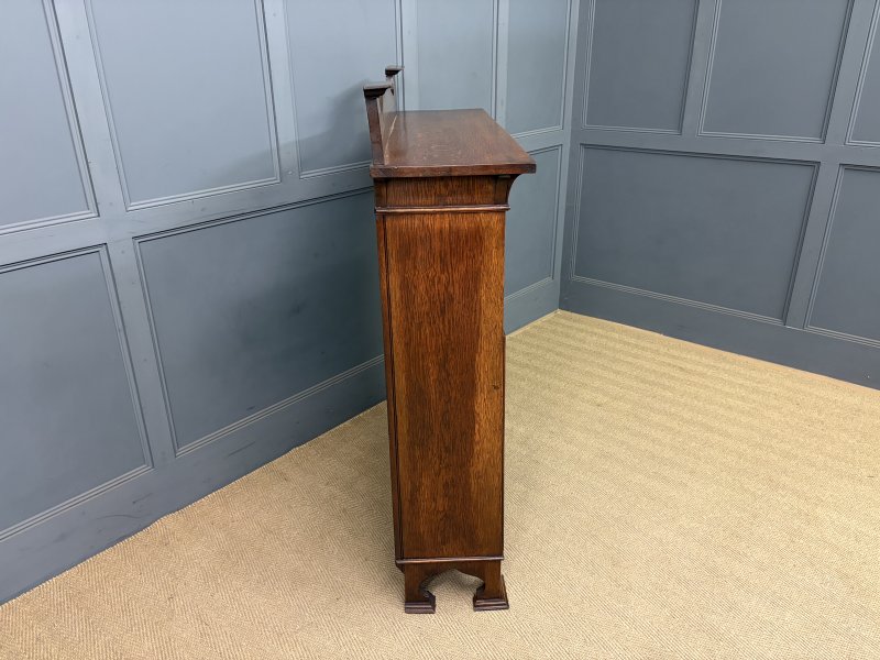 Arts & Crafts Oak Open Bookcase - Image 6