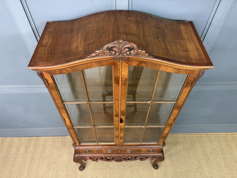 Queen Anne Style Display Cabinet by Maple & Co. - Image 4