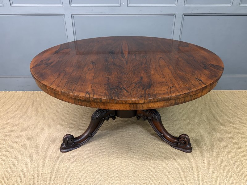 Victorian Rosewood Loo Table