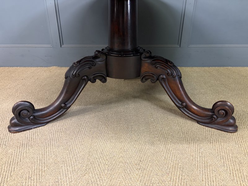 Victorian Rosewood Loo Table - Image 14