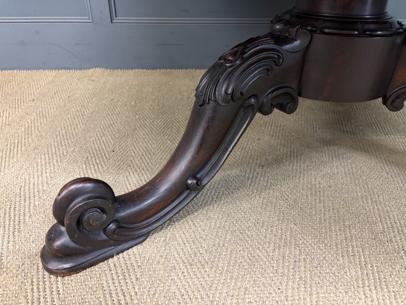 Victorian Rosewood Loo Table - Image 12