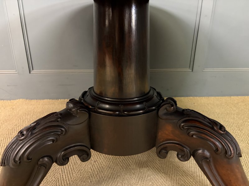 Victorian Rosewood Loo Table - Image 7