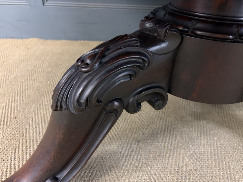 Victorian Rosewood Loo Table - Image 8