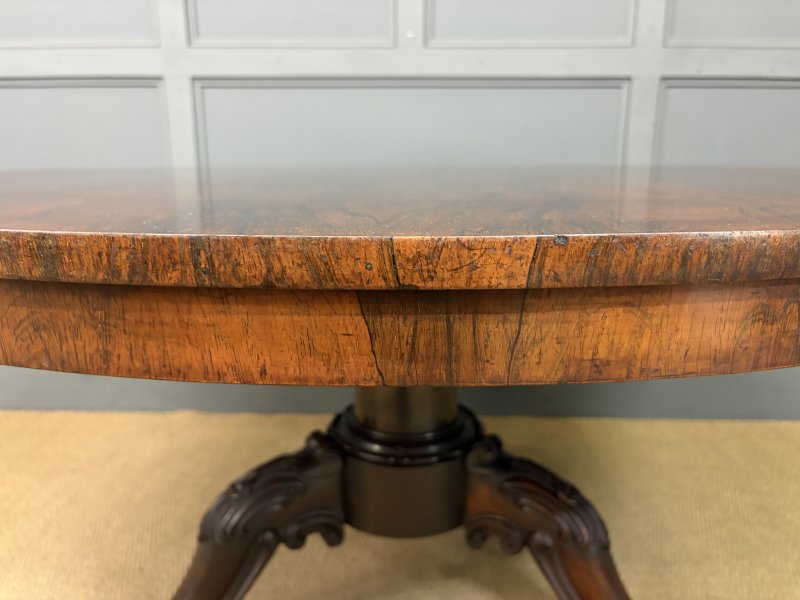 Victorian Rosewood Loo Table - Image 9