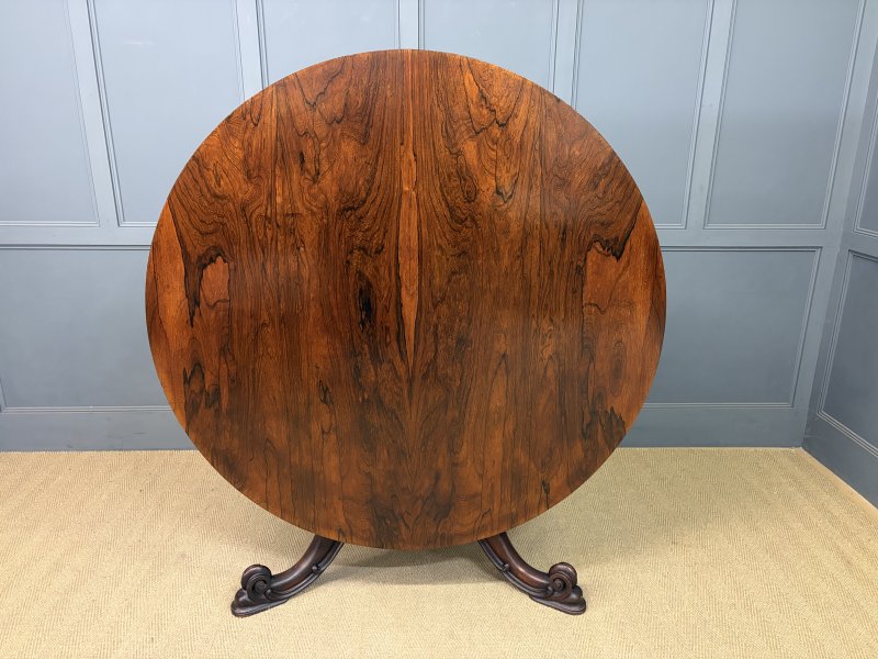 Victorian Rosewood Loo Table - Image 19