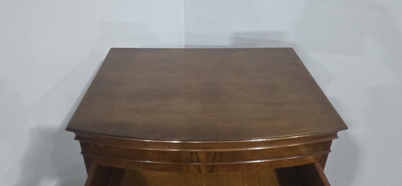 Small Sized Burr Walnut Queen Anne Chest on Chest of Drawers - Image 7