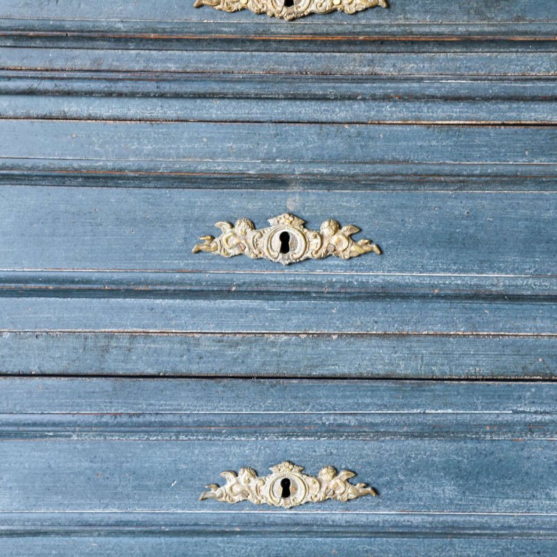 Late 19th Century French Louis XVI Revival Painted Chest of Drawers | Four Drawer Commode - Image 5