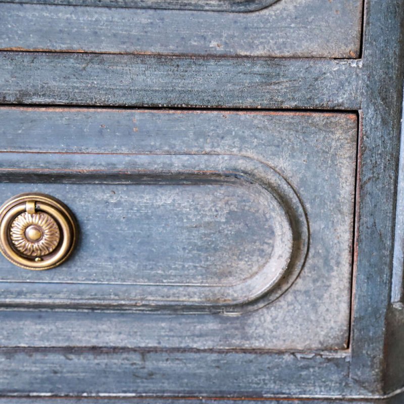 Late 19th Century French Louis XVI Revival Painted Chest of Drawers | Four Drawer Commode - Image 8