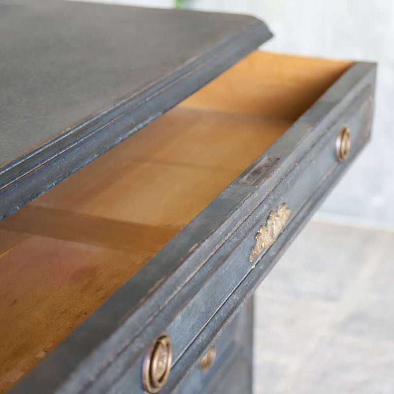 Late 19th Century French Louis XVI Revival Painted Chest of Drawers | Four Drawer Commode - Image 13