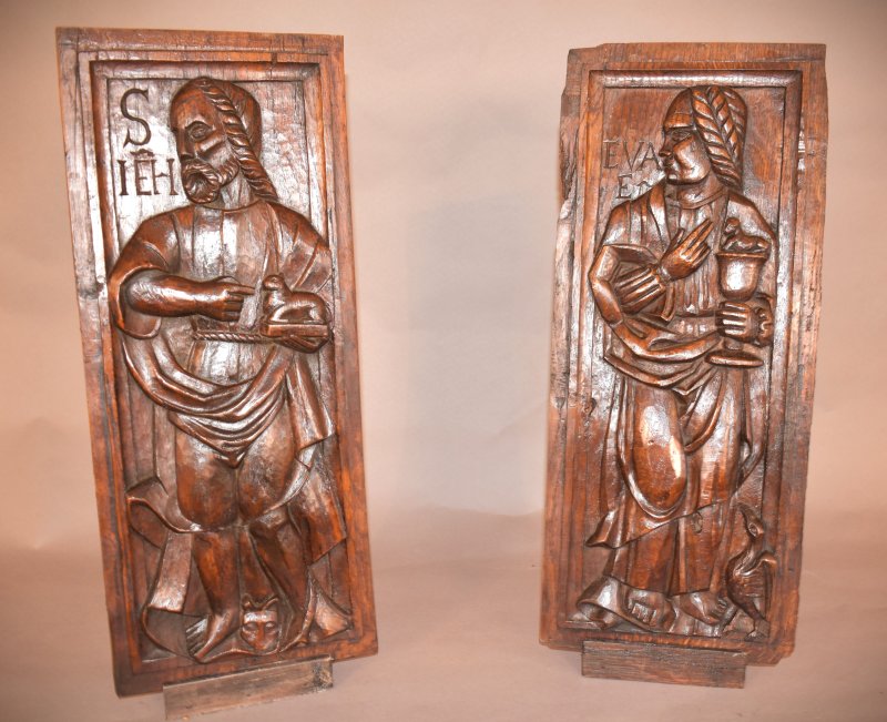 Carved panels 17th century