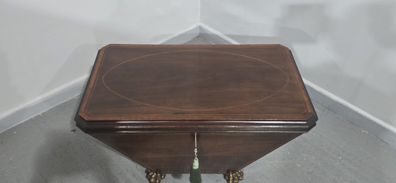 Inlaid Mahogany Wine Cooler by Edwards and Roberts - Image 4