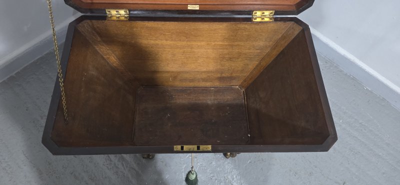 Inlaid Mahogany Wine Cooler by Edwards and Roberts - Image 8