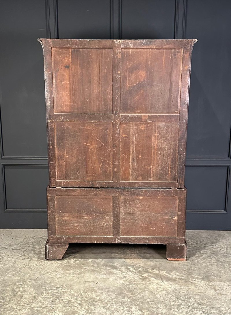 Georgian Mahogany Gentlemans Wardrobe - Image 6