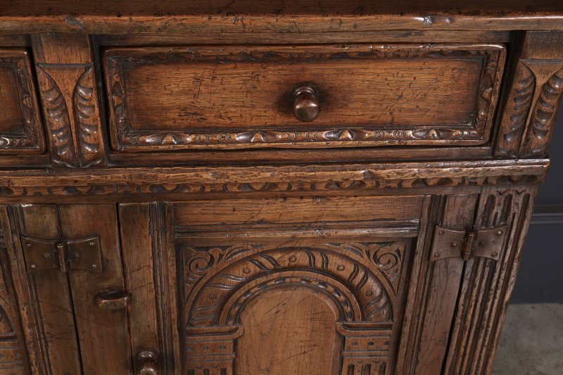 Carved Oak Sideboard - Image 14