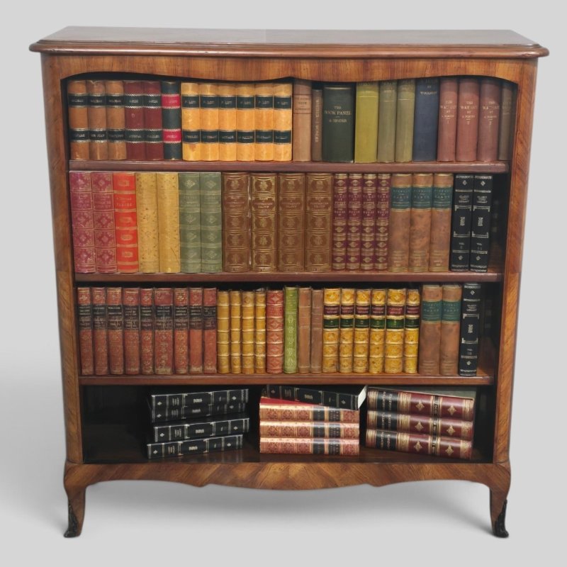 Quality French Open Adjustable Library Bookcase