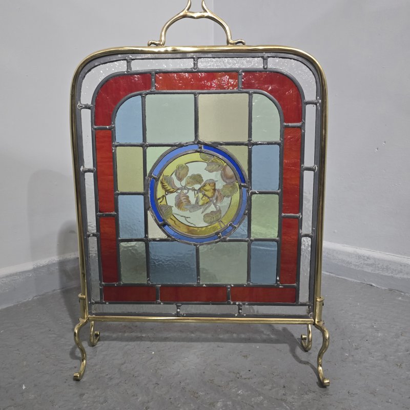 Lovely Brass Fire Screen - Image 2