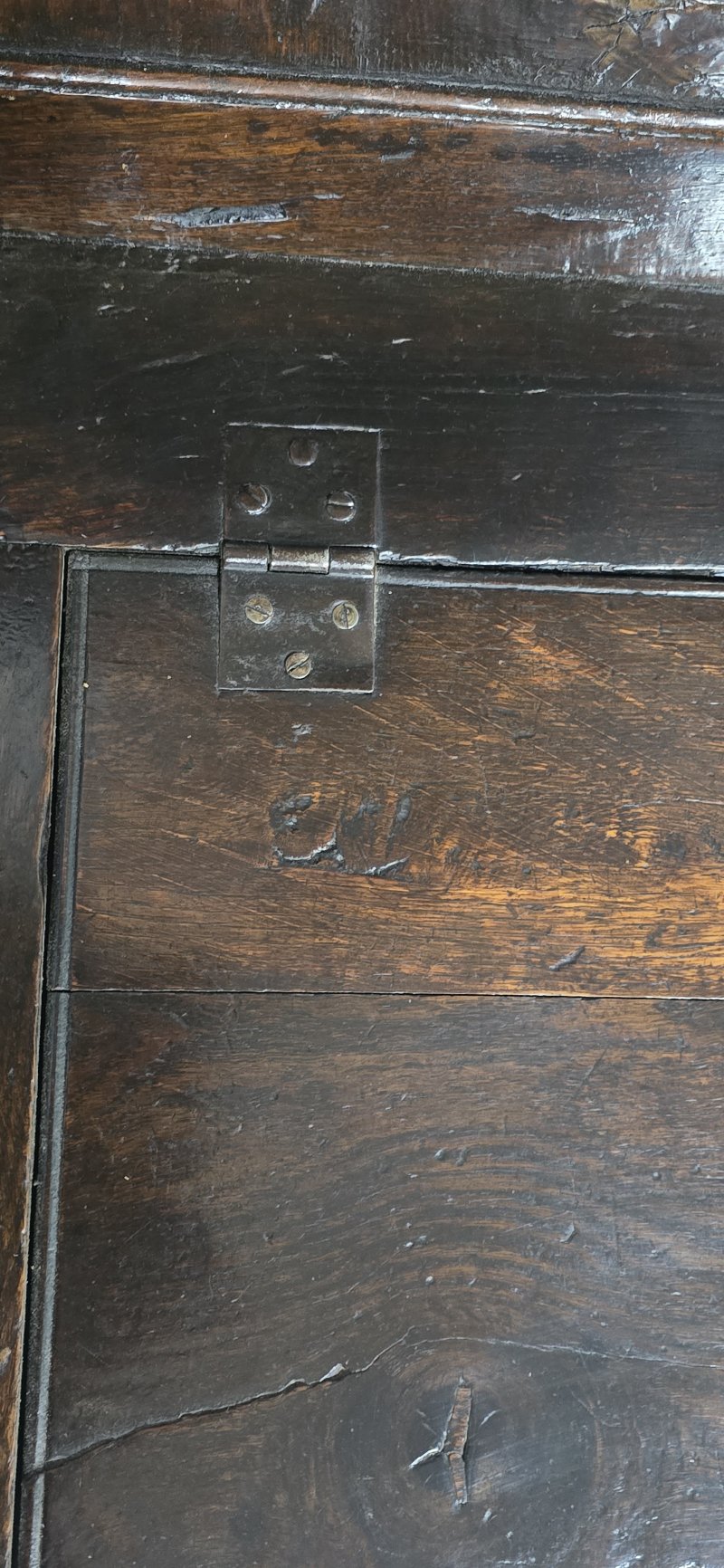 C18th Oak Monks Bench Hall Settle - Image 17
