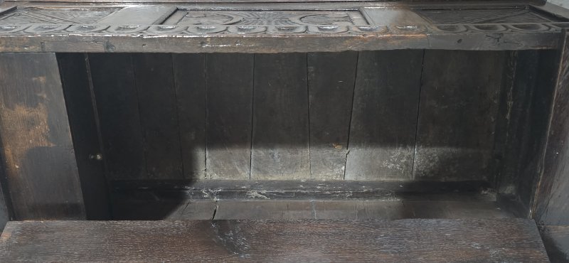 C18th Oak Monks Bench Hall Settle - Image 10