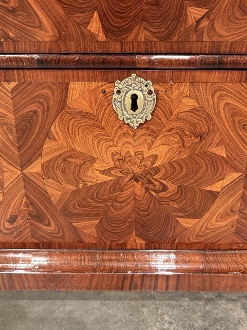 17th Century Kingwood Oyster Veneered Chest - Image 14