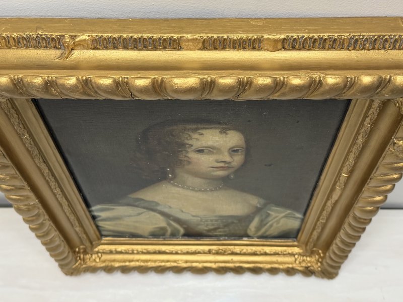 17th Century Oil Portrait of Elizabeth Cavendish, Countess of Devonshire - Image 3