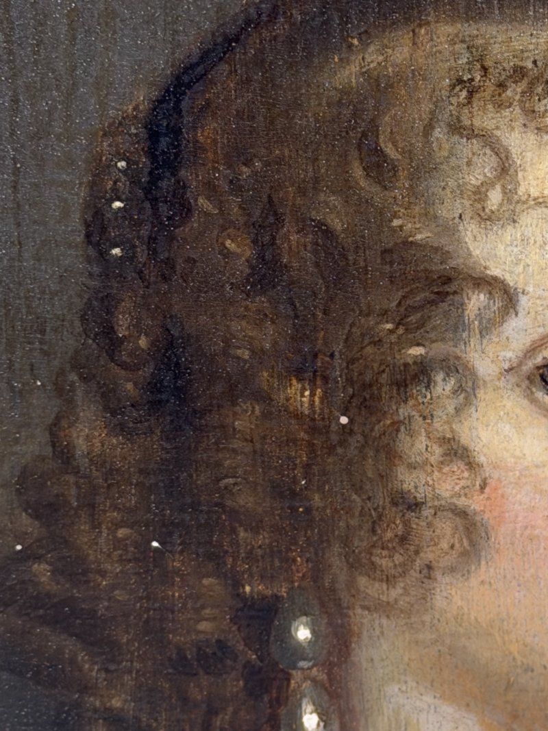 17th Century Oil Portrait of Elizabeth Cavendish, Countess of Devonshire - Image 23