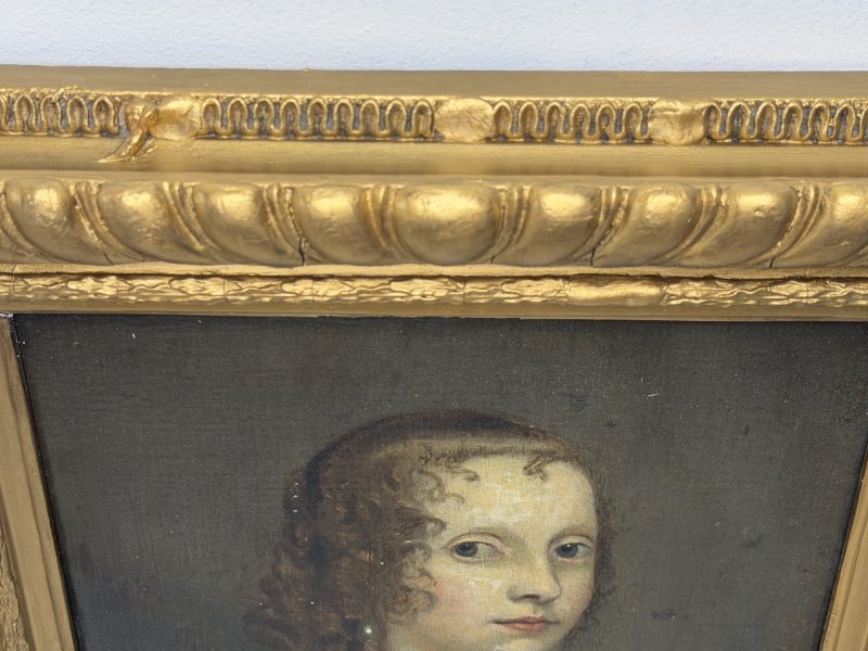 17th Century Oil Portrait of Elizabeth Cavendish, Countess of Devonshire - Image 13