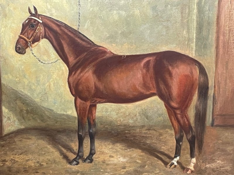 Frederick Albert Clark (1869–1954) – Spion Kop Winner of the 1920 Epsom Derby Oil Painting - Image 2