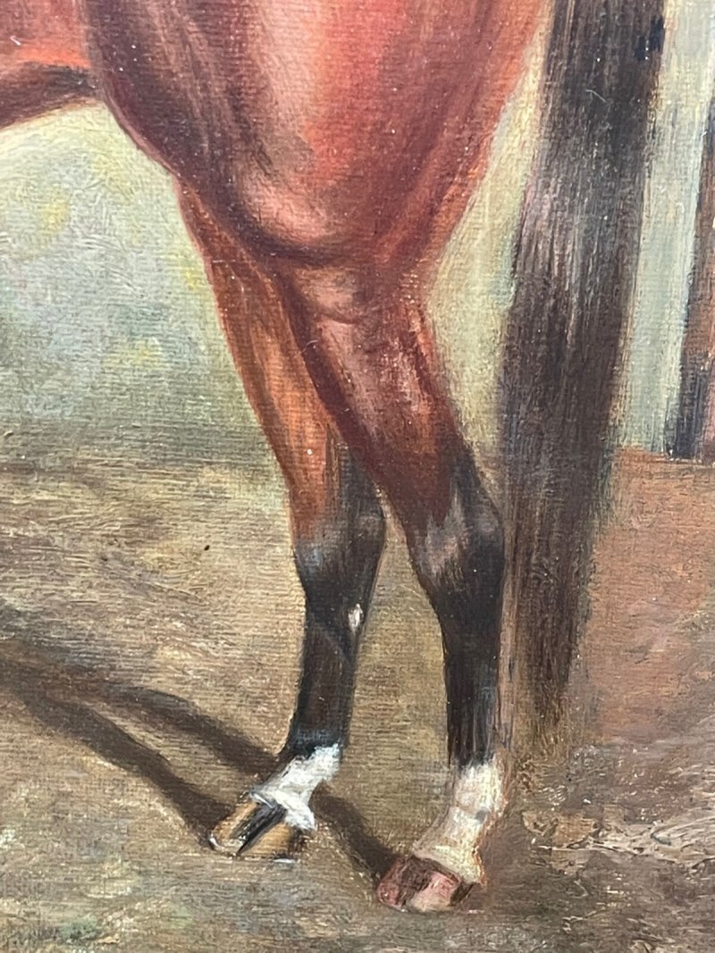 Frederick Albert Clark (1869–1954) – Spion Kop Winner of the 1920 Epsom Derby Oil Painting - Image 7