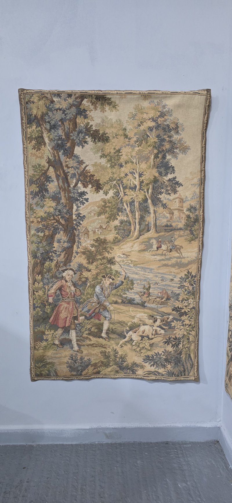 Very Good Pair French Tapestries - Image 3