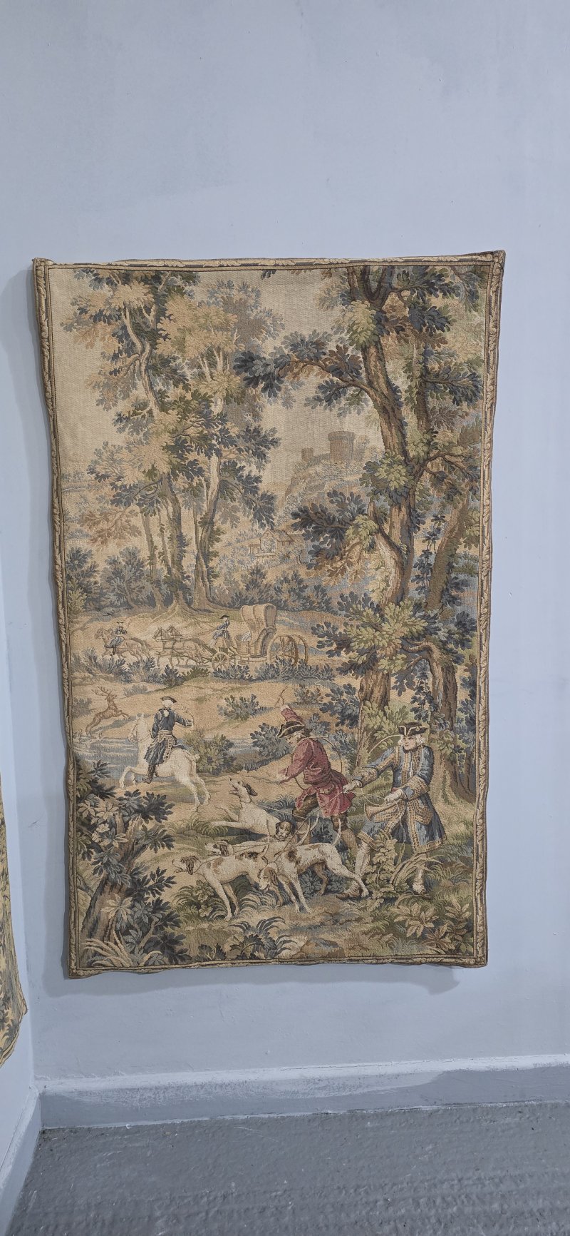 Very Good Pair French Tapestries - Image 4